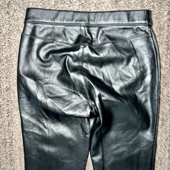 Free People Women's Faux Leather Vegan Dress Pants Size 25 - Picture 10 of 10